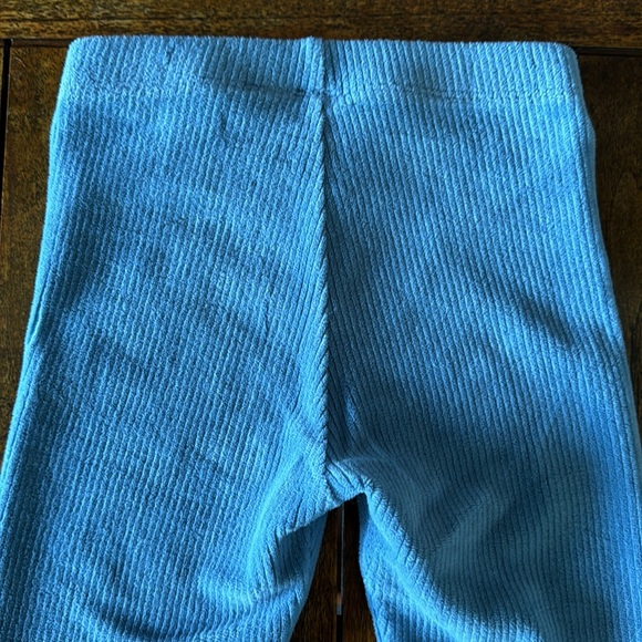 Janie and Jack Girls 5T Light Blue Corduroy Legging - Picture 6 of 7